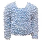 Li'l Kernal Popcorn - Short & Long Sleeves - Long Sleeve Baby Blue