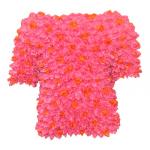 Li'l Kernal Popcorn - Short & Long Sleeves - Short Sleeve Dots Hot Pink Orange