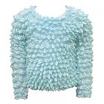 Li'l Kernal Popcorn - Short & Long Sleeves - Long Sleeve Sky Blue