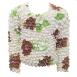 Long Sleeve White-Brown-Green Floral