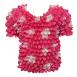 Short Sleeve Pink-White Dots