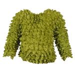 Silky Touch Popcorn - Kids Size  - Long Sleeve Leaf Green