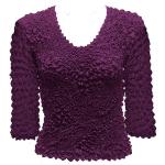 Pinpoint Popcorn - Three Quarter - Deep Plum
