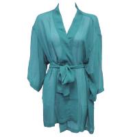 Kimono de Georgette estilo chaqueta - Solid Aqua
