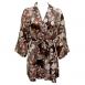 Chocolate-Ivory Floral Chocolate-Ivory Floral