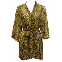 Kimono de Georgette estilo chaqueta -  Leopard
