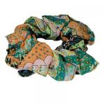 Georgette Scrunchies -  Paisley Floral Cool