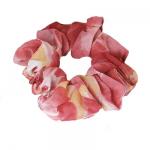 Georgette Scrunchies -  Daisies - Pink