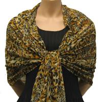 Georgette Shawls - Sale -  Leopard