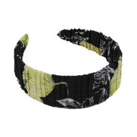Georgette Headbands Sale  -  Black-Kiwi Floral