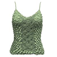 Coin Fishscale - Spaghetti Tank - Sage