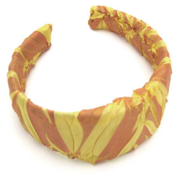 Wholesale 648 - Origami Three Quarter Sleeve Tops ORG - Pumpkin-Gold<BR> Origami Headband - 