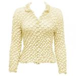 Camisas Rebecas Moneda de Popcorn Gastr&Atilde;&sup3;nomos - Ivory