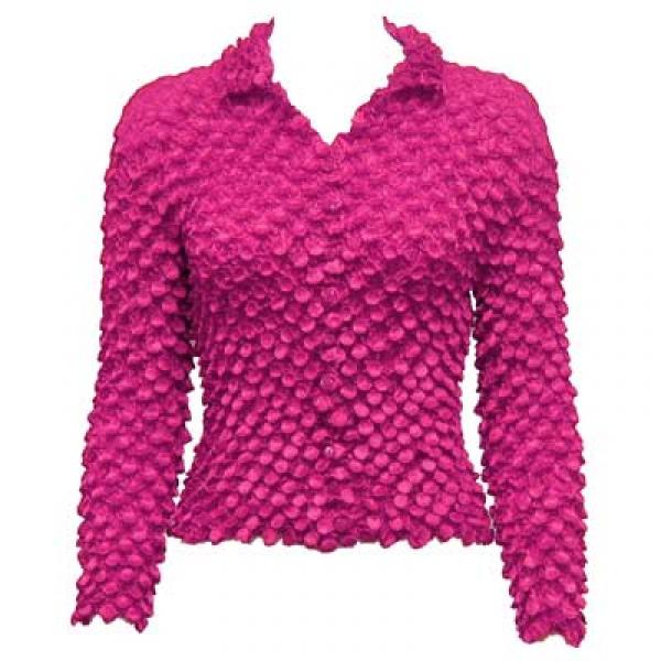 Wholesale 691 - Coin Style - Cardigan Magenta - One Size Fits Most