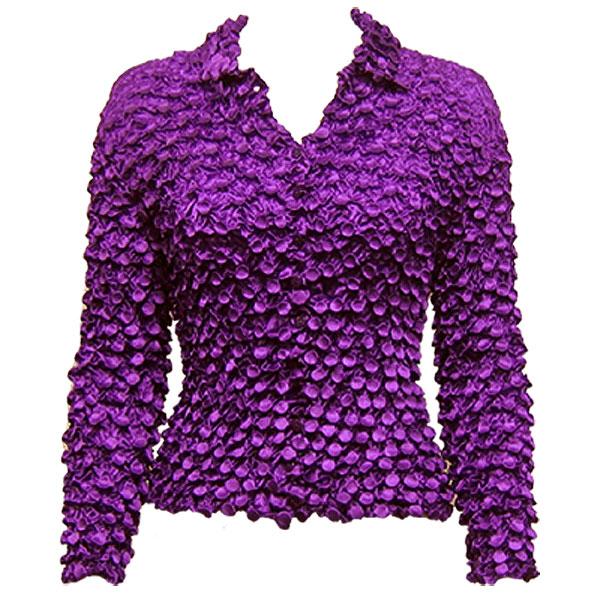 Wholesale 691 - Coin Style - Cardigan Purple - One Size Fits Most