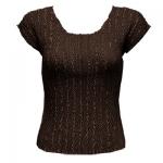 M&Atilde;&iexcl;gic  Crush manga de casquillo - Solid Dark Brown