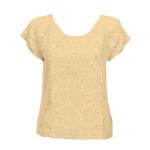 Magic Crush Diamond Cap Sleeve - Eggnog