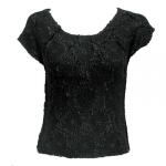 Magic Crush Diamond Cap Sleeve - Black