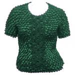 Tama&Atilde;&plusmn;o  Queen- camisas de Popcorn de Fishscale Moneda - Hunter Green