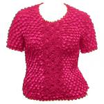 Queen - Coin Fishscale - Short Sleeve - Hot Pink