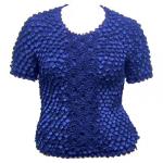 Queen - Coin Fishscale - Short Sleeve - Royal
