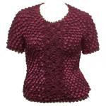 Tama&Atilde;&plusmn;o  Queen- camisas de Popcorn de Fishscale Moneda - Merlot