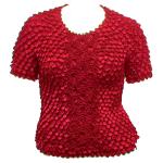 Tama&Atilde;&plusmn;o  Queen- camisas de Popcorn de Fishscale Moneda - Red