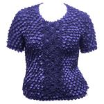 Tama&Atilde;&plusmn;o  Queen- camisas de Popcorn de Fishscale Moneda - Navy