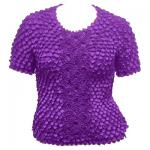 Tama&Atilde;&plusmn;o  Queen- camisas de Popcorn de Fishscale Moneda - Purple