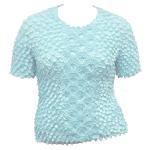 Queen - Coin Fishscale - Short Sleeve - Ice Blue