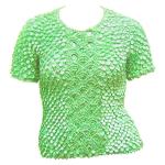 Queen - Coin Fishscale - Short Sleeve - Vivid Mint