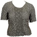 Queen - Coin Fishscale - Short Sleeve - Granite