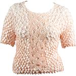 Queen - Coin Fishscale - Short Sleeve - Peach