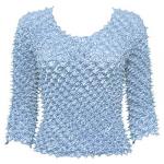 Spike Popcorn - Three Quarter Sleeve - Sky Blue
