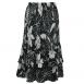  Floral - White on Black