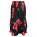  Black with Pink Roses