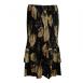  Black with Gold Leaves