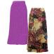  Paisley Plaid Magenta reverses to Solid Orchid