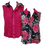 Pink Floral reverses to Solid Pink