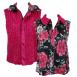 Pink Floral reverses to Solid Pink