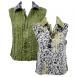Reptile Floral - Green reverses to Solid Leaf