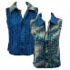 Marble Floral - Blue reverses to Solid Slate