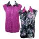 Pink-Grey Floral reverses to Solid Orchid Pink-Grey Floral reverses to Solid Orchid