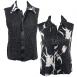 White Tulips on Black reverses to Solid Black White Tulips on Black reverses to Solid Black