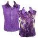 Rose Floral - Purple reverses to Solid Light Purple Rose Floral - Purple reverses to Solid Light Purple