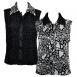 Abstract Print Black-White reverses to Solid Black Abstract Print Black-White reverses to Solid Black