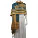 Medley Print - Teal-Gold