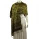 Metallic Accent - Checkered with Print Border - Green