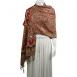Metallic Accent - Paisley Ribbon - Burgundy
