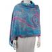 Vivid Paisley - Light Turquoise